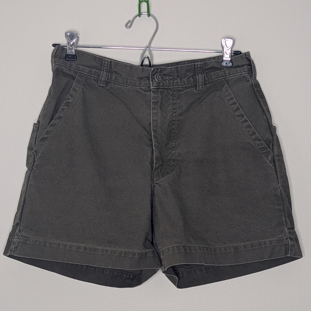 Patagonia Men's Organic Cotton Original Stand Up Shorts 5" Size 28 Olive Green